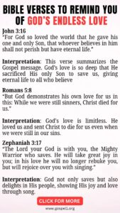 25 Inspiring Bible Verses Showing That God Loves You - Gospel1.org