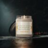 Psalm 18:32 - It is God who arms me with strength and keeps my way secure - Scented Soy Candle, 9oz - Image 7