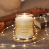 Psalm 121:1 - I lift up my eyes to the hills—from where does my help come? - Scented Soy Candle, 9oz - Image 11