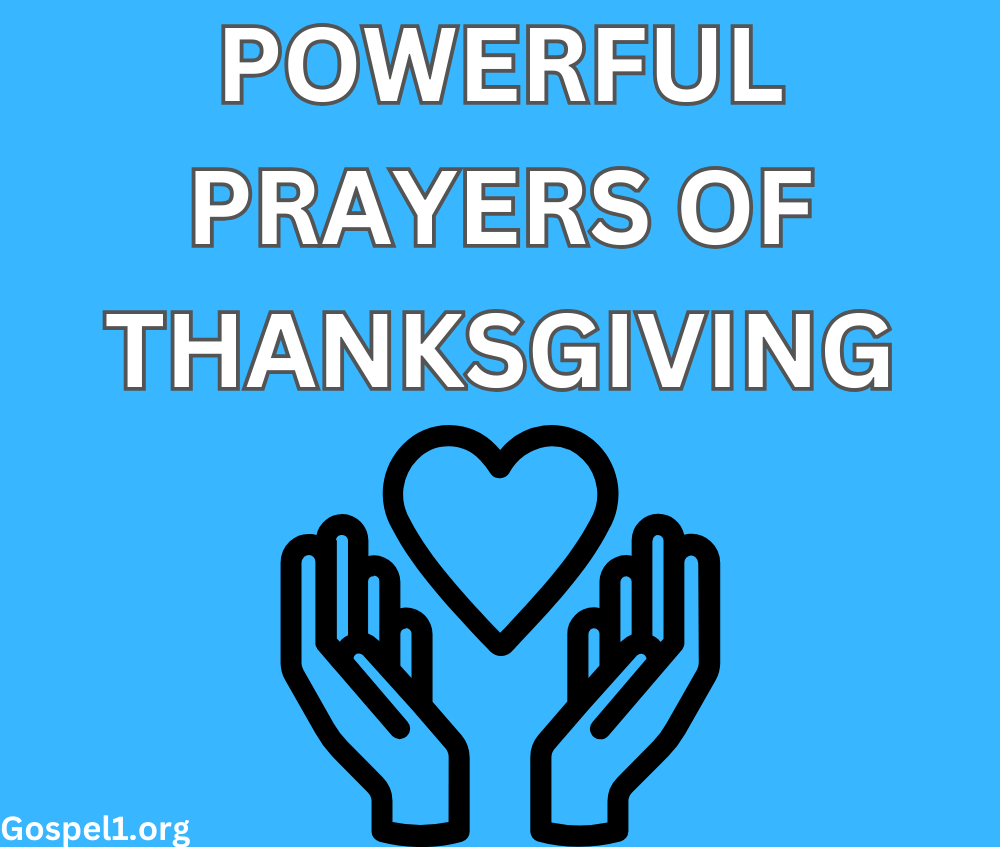 40 Powerful Prayers of Thanksgiving