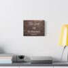 Psalm 23:1 “The Lord is My Shepherd” Matte Canvas Wall Art - Image 3