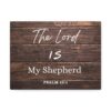 Psalm 23:1 “The Lord is My Shepherd” Matte Canvas Wall Art - Image 2