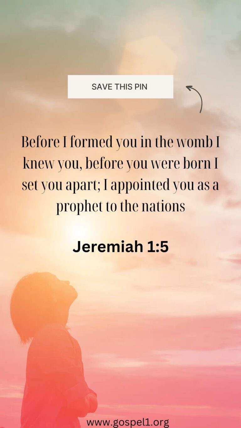 What The Bible Says About Abortion? Bible Verses On Abortion - Gospel1.org